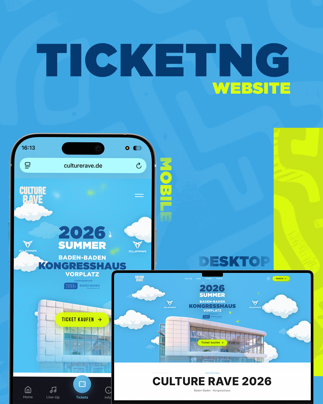Culture Rave Website Design